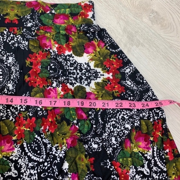 Covington Midi Bright Colorful Floral Skirt - Picture 7 of 9